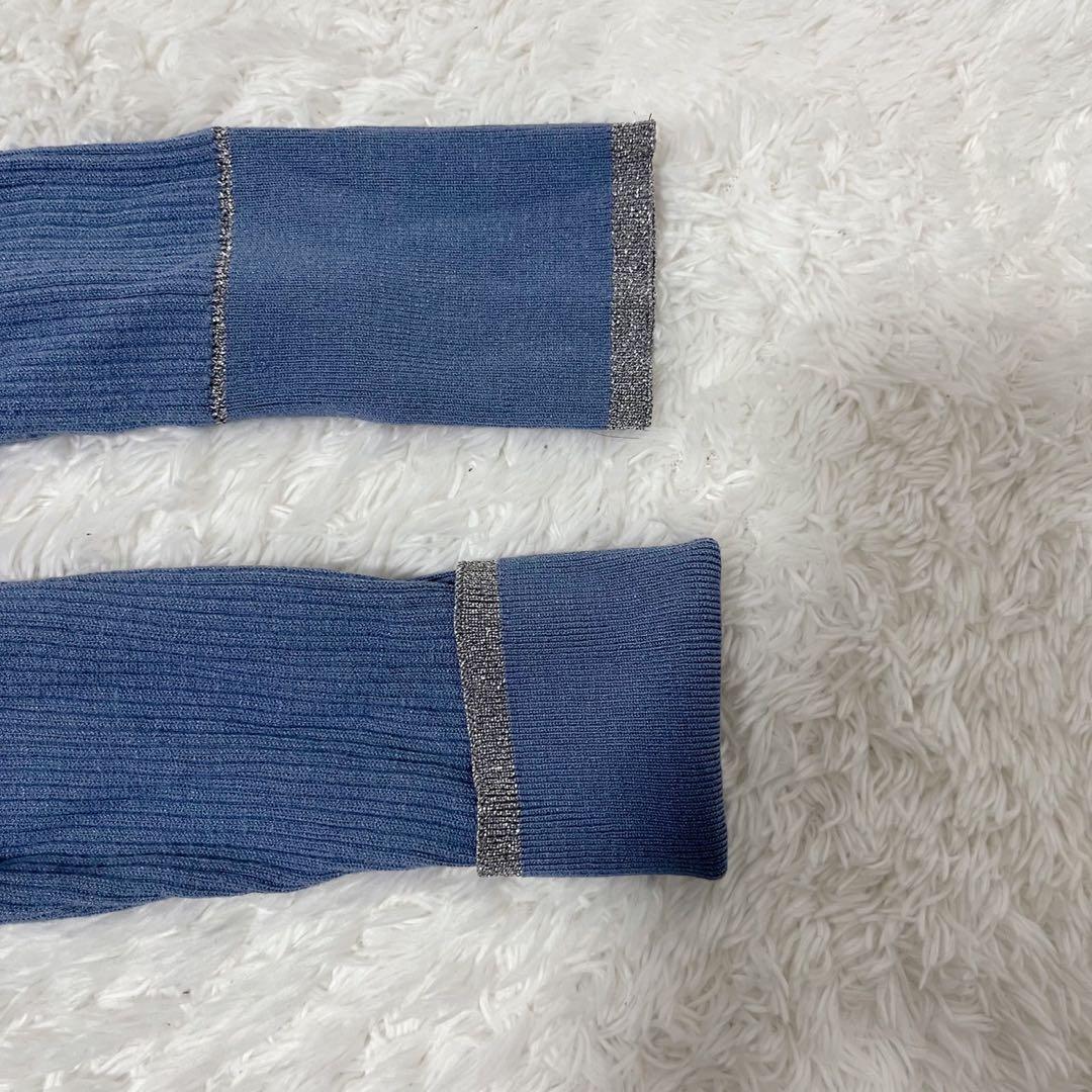 ワンピース Suite Room Knit Long Dress M sepia blue