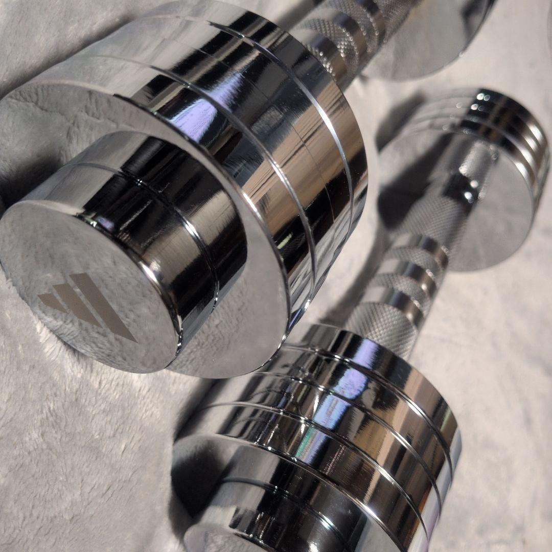 adidas アジャスタブルクロームダンベル 5KG（2個） adidas