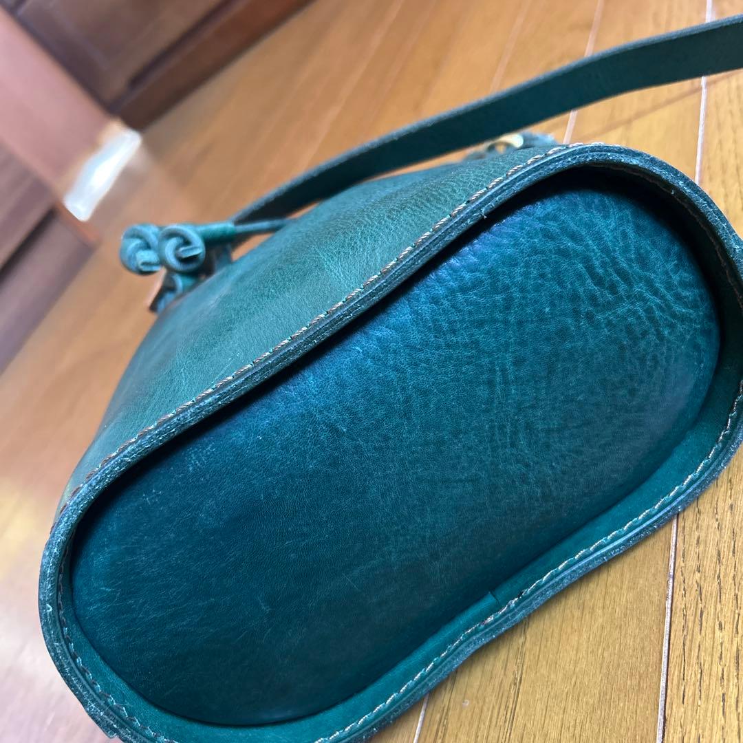 アナロジコ ベアベルバッグ　限定グリーン