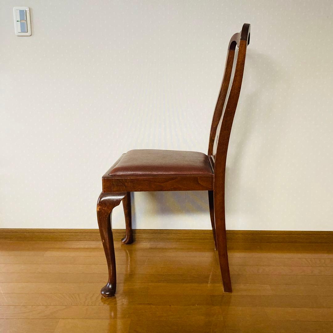 レア！一点物！猫脚ウッドチェア ダイニングチェア