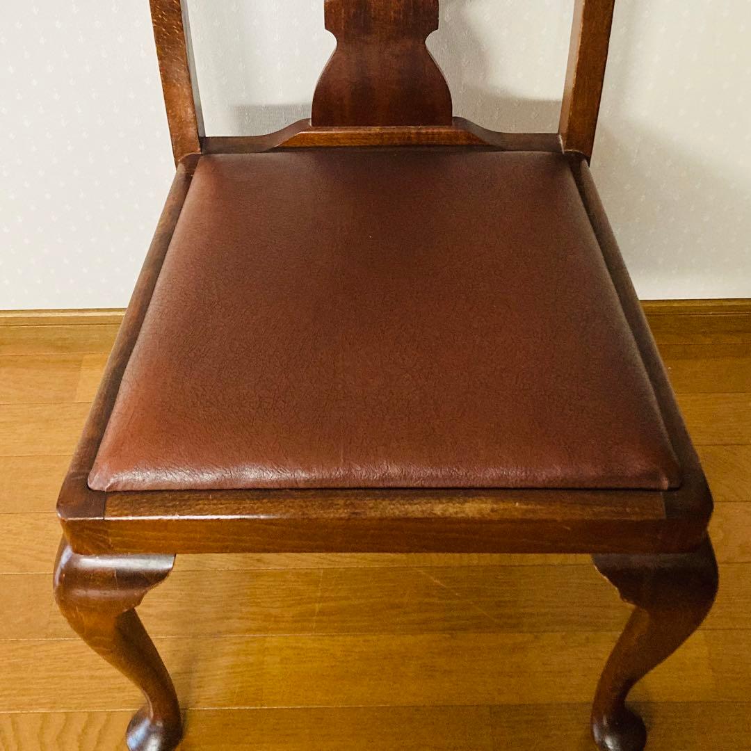レア！一点物！猫脚ウッドチェア ダイニングチェア