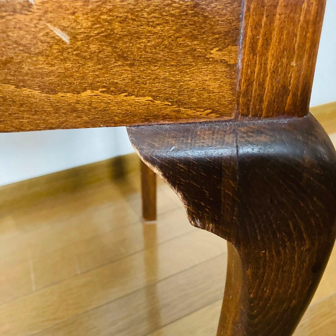 レア！一点物！猫脚ウッドチェア ダイニングチェア