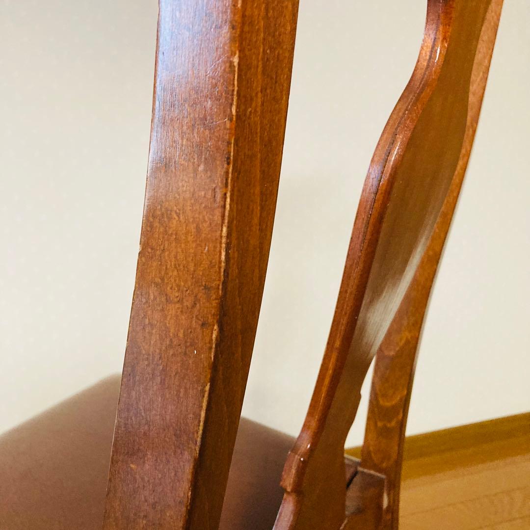 レア！一点物！猫脚ウッドチェア ダイニングチェア