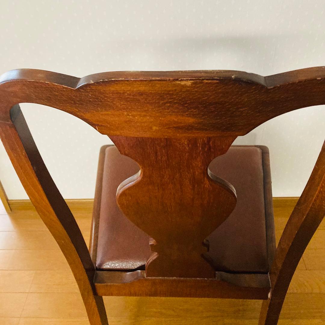 レア！一点物！猫脚ウッドチェア ダイニングチェア