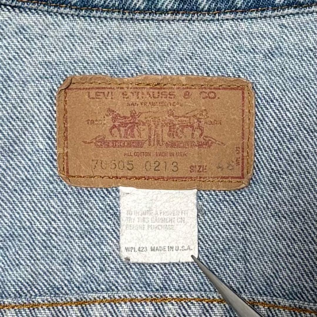 70s リーバイス 70505 ケアタグ USA製 4th 前期 後期 リメイク