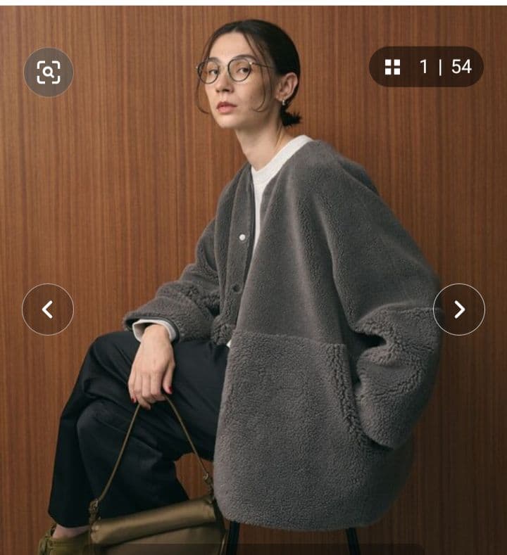 ルシアンBEAUTY＆YOUTHムートンリバーシブルコート