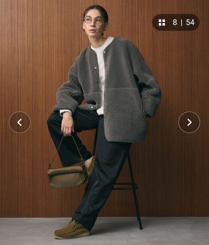 ルシアンBEAUTY＆YOUTHムートンリバーシブルコート