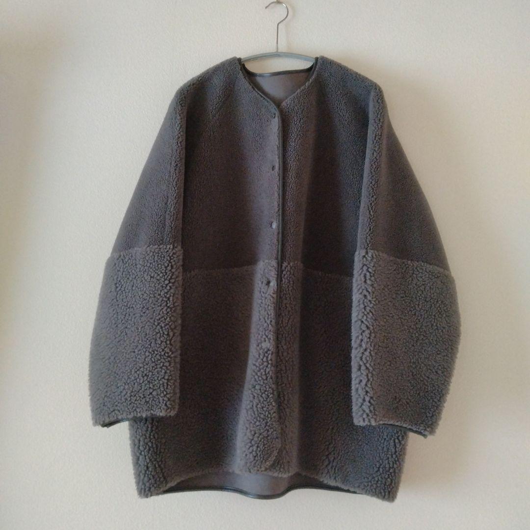 ルシアンBEAUTY＆YOUTHムートンリバーシブルコート