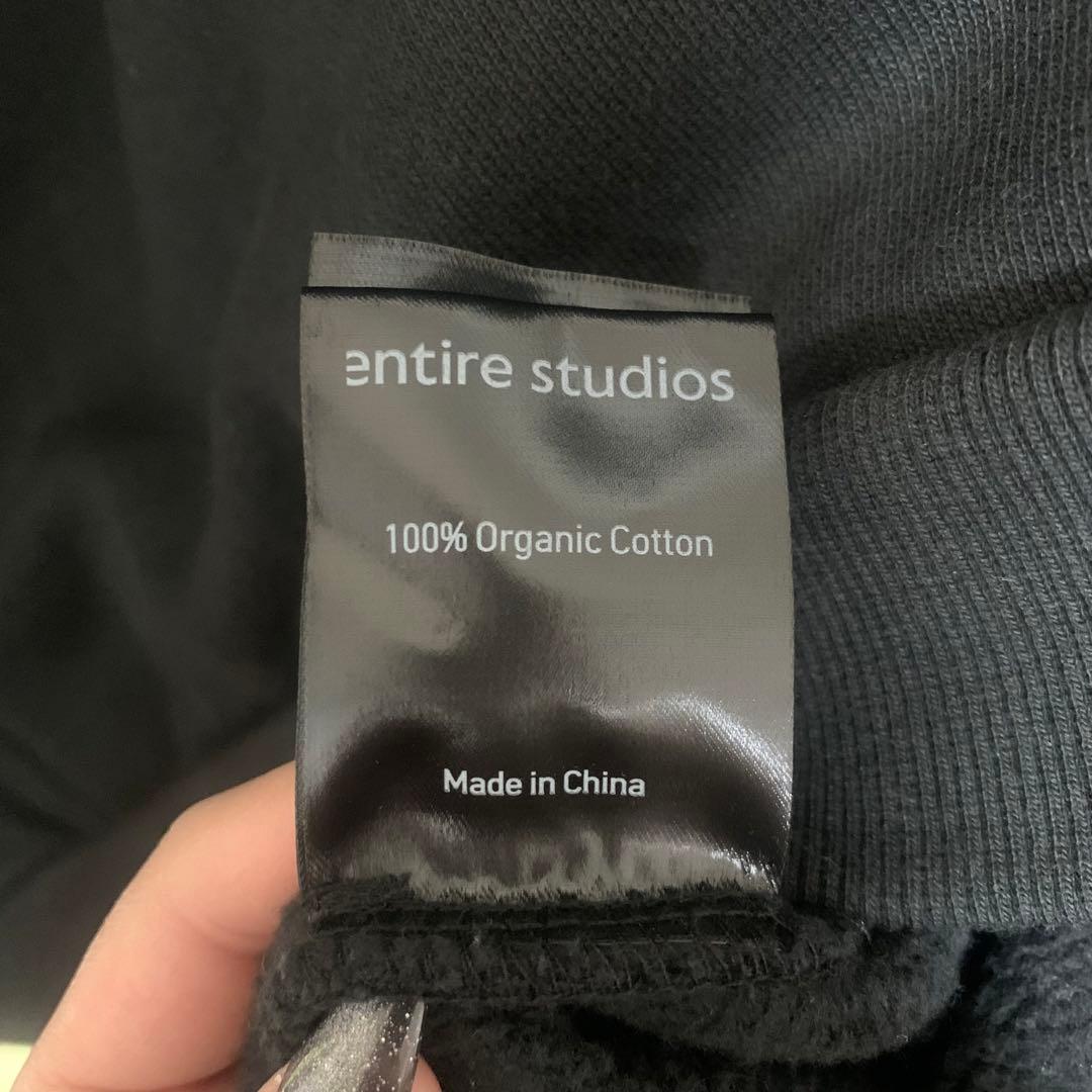 ENTIRESTUDIOS HEAVYHOOD 黒 M