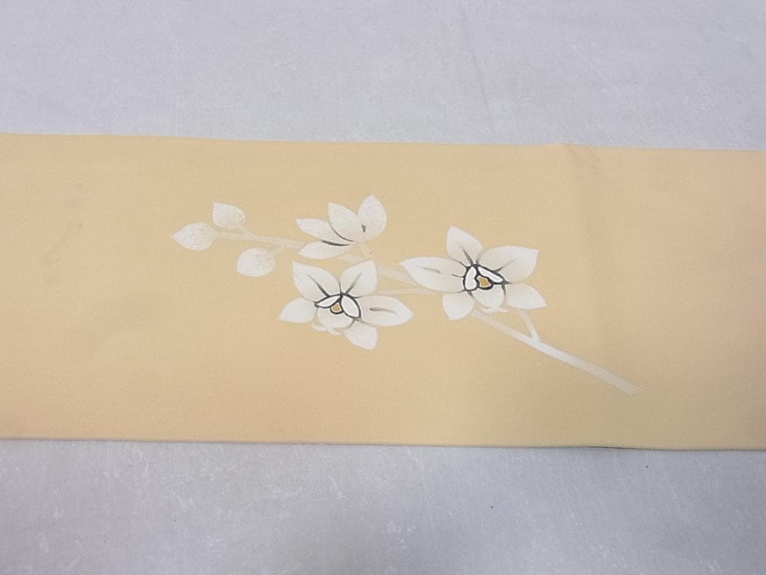 ♦︎きもの結♦︎人間国宝　羽田登喜男　塩瀬　九寸名古屋帯　正絹♦︎80