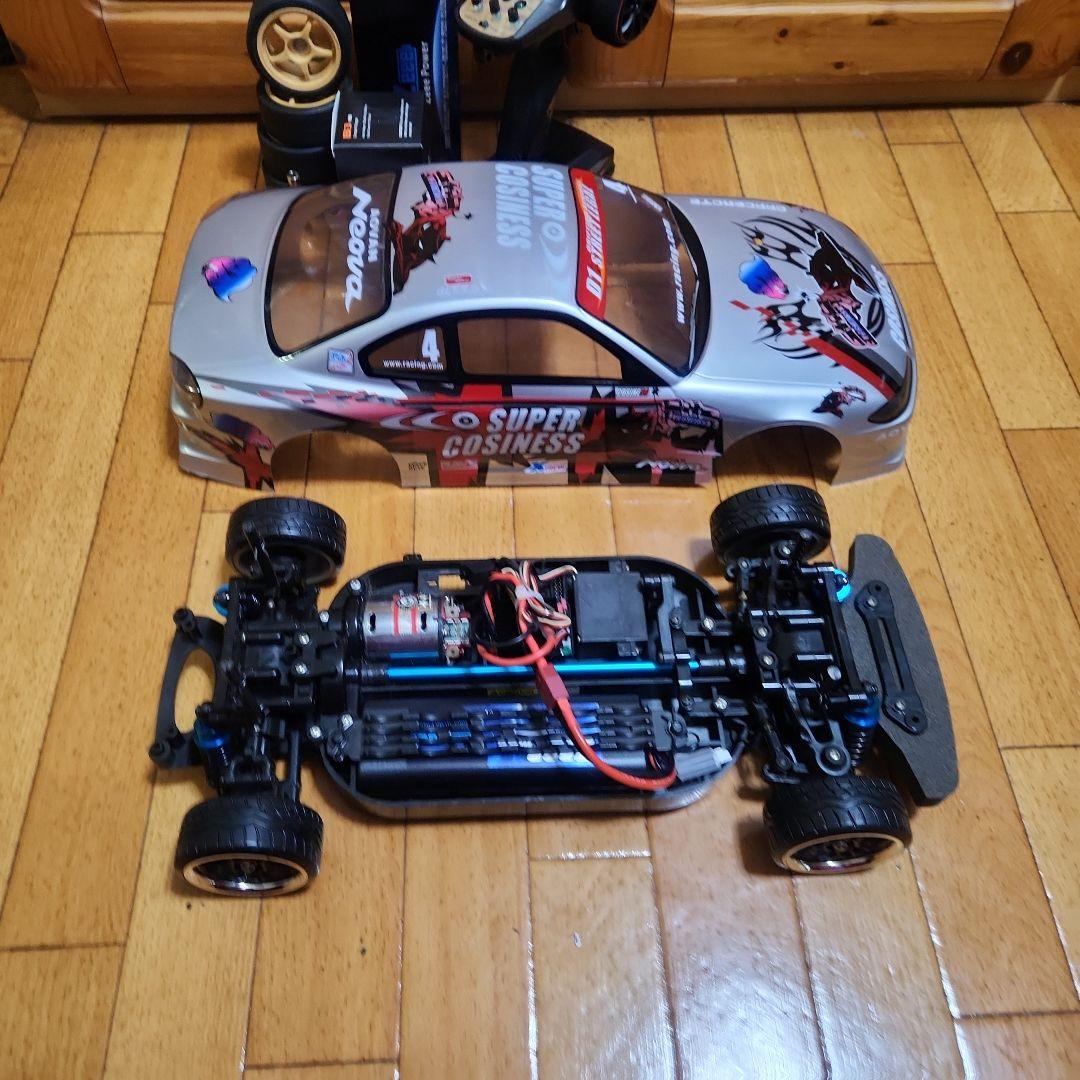 タミヤ ドリフト ラジコン フルセット　TT01　　シルビアボディ　　　tt02