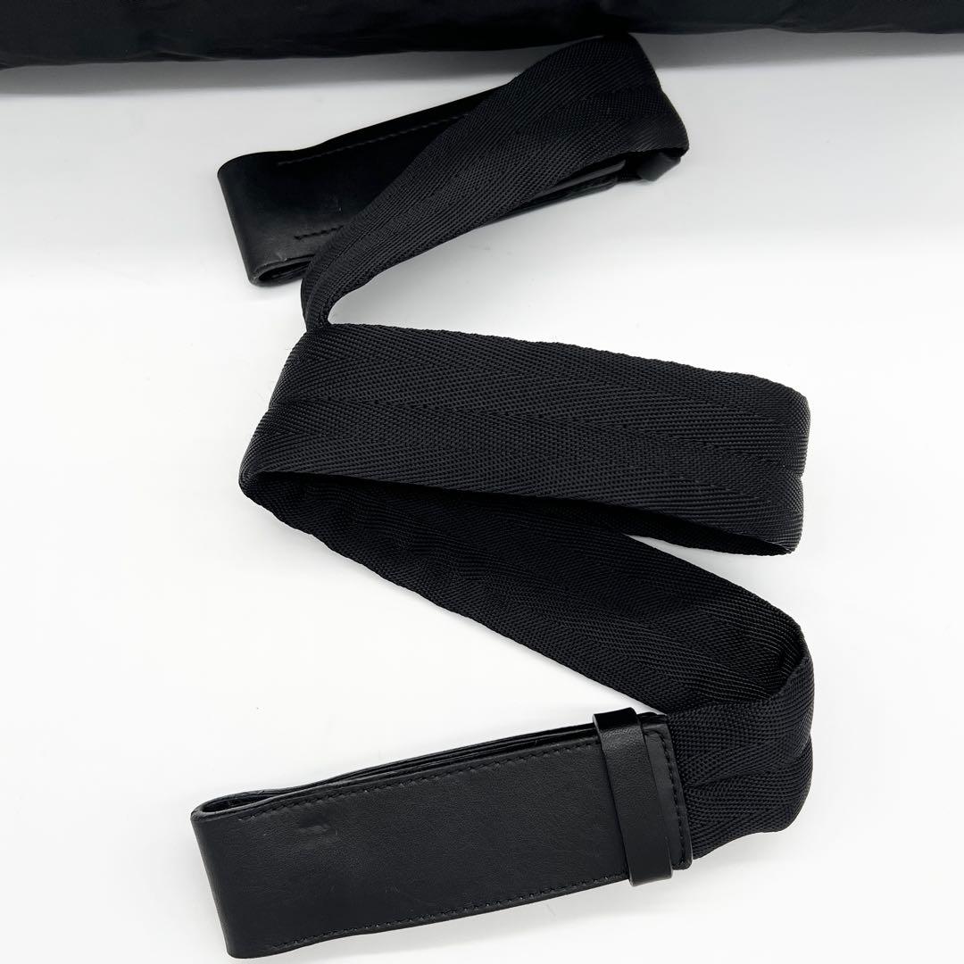 【美品✨】 プラダ 2WAY ボストンバッグ 三角ロゴ ショルダー ブラック 黒