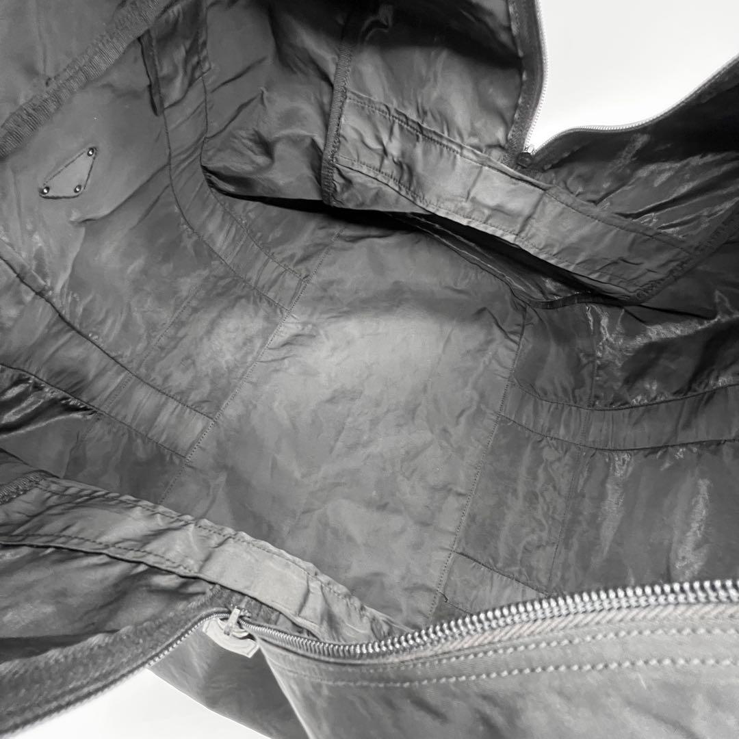 【美品✨】 プラダ 2WAY ボストンバッグ 三角ロゴ ショルダー ブラック 黒