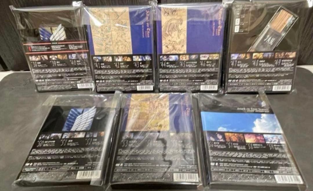 進撃の巨人 Season3 全巻 1〜7巻 DVD 初回生産限定版 dvd