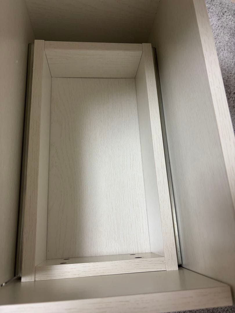 LOWYA ホワイト収納付き ドレッサーテーブル