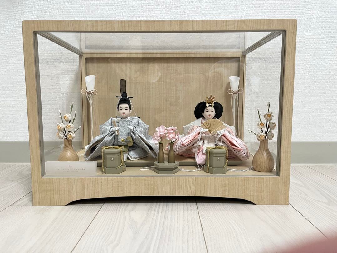 ※1/24 値下げ【新品未使用】雛人形 雛飾り お雛様 ひな祭り 桃の節句