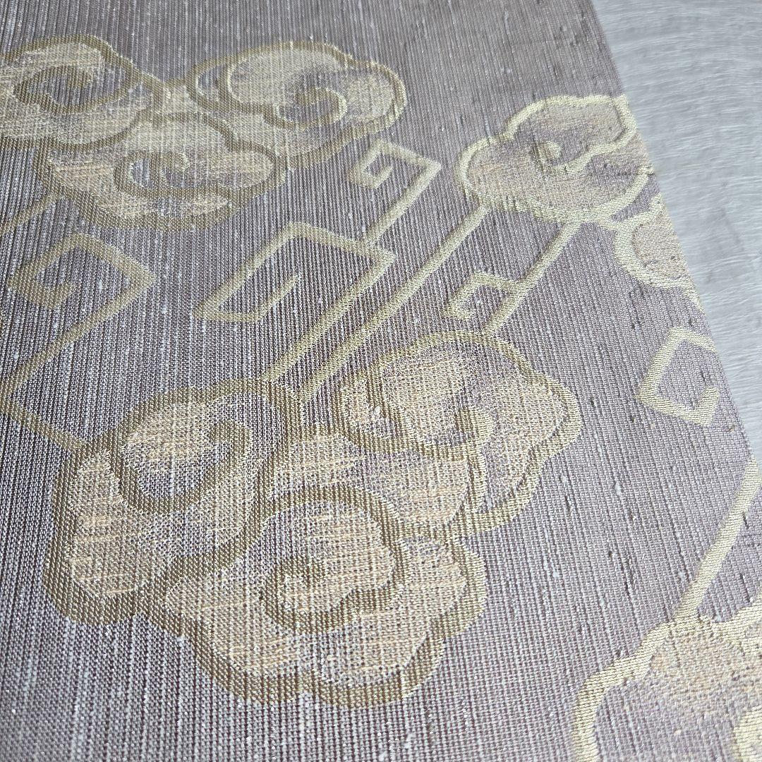 逸品を締める　洛風林　雷文の開き名古屋帯