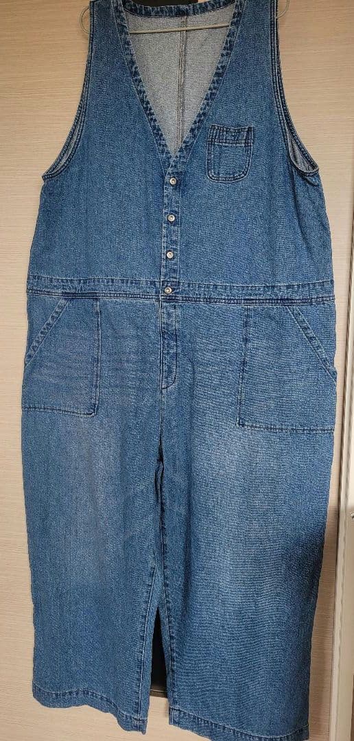 ソウルベリー　店長のデニムなサロペット　4L　オーバーオール　大きいサイズ