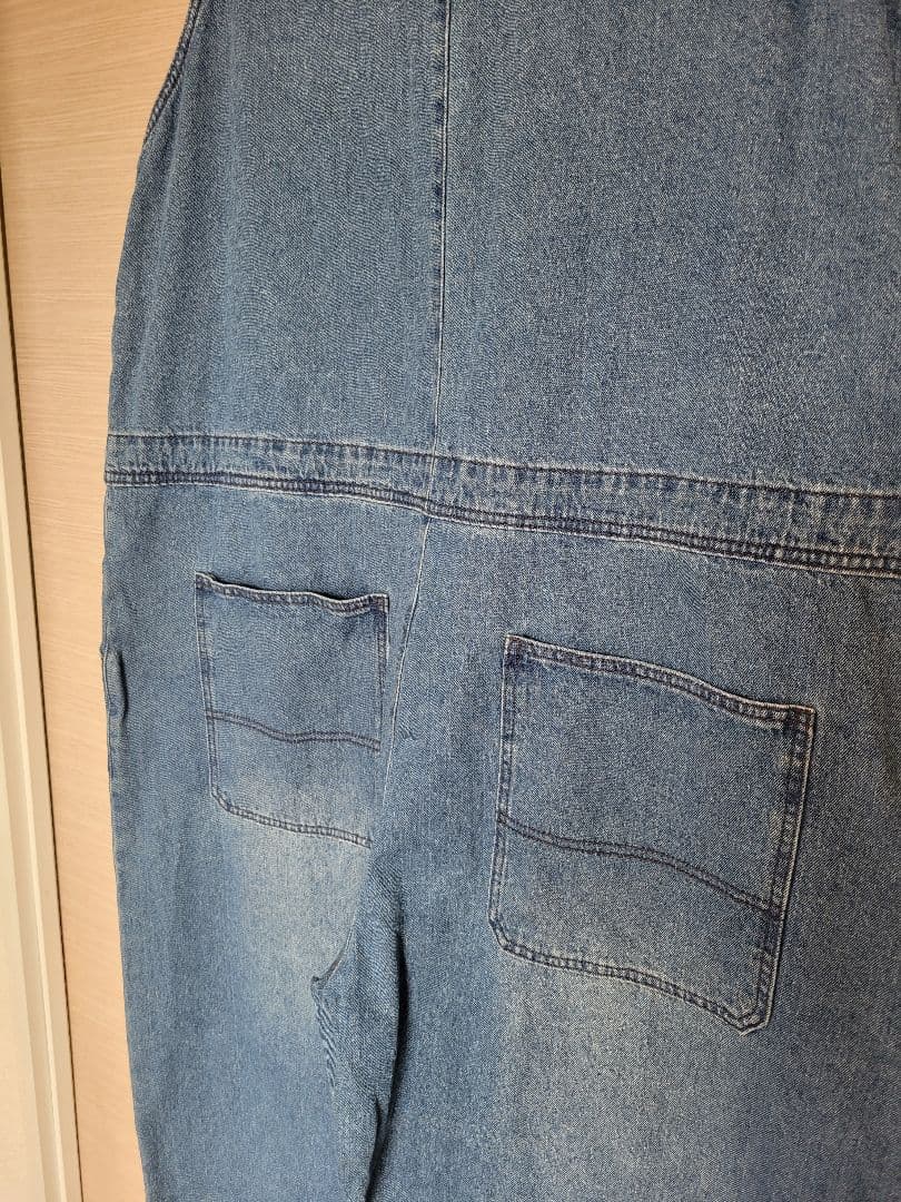 ソウルベリー　店長のデニムなサロペット　4L　オーバーオール　大きいサイズ