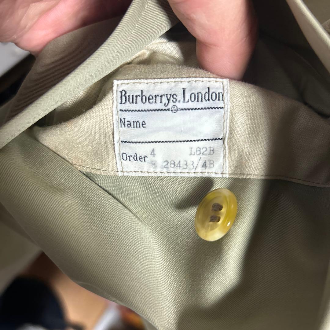 1982年製バーバリー　トレンチコート　レディース　80s 美品