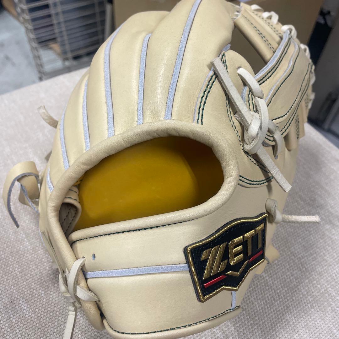 ZETT 硬式グローブ アイボリー 日本製