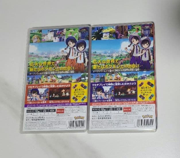 任天堂 スイッチ ソフト ポケモン スカーレット バイオレット 2点set