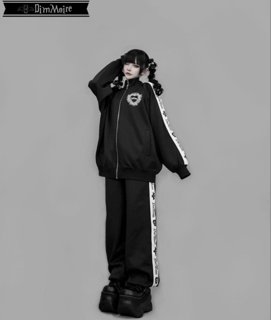 新品未使用 DimMoire ディムモアール ロゴプリント ジャージ トップス