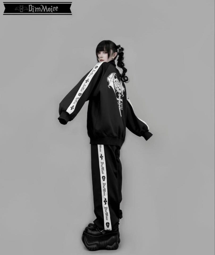 新品未使用 DimMoire ディムモアール ロゴプリント ジャージ トップス