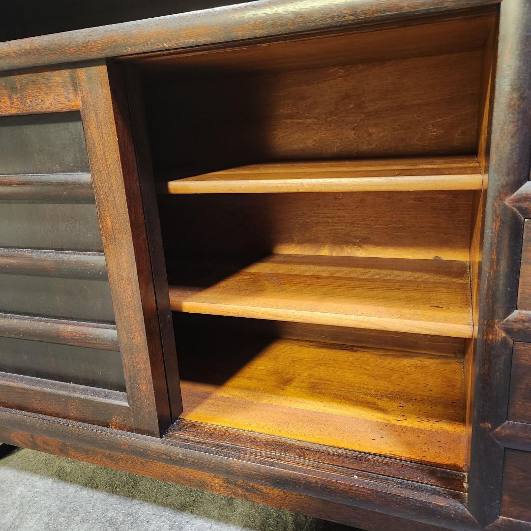 希少!!年代物 松本民芸 サイドボード 飾り棚 キャビネット