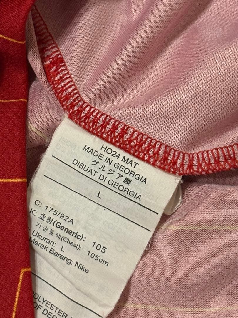 正規品 中古 美品 リヴァプール 24/25 ファンダイク Lサイズ