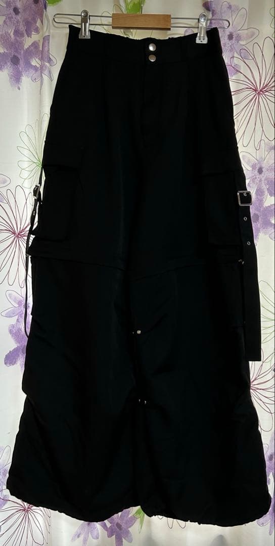 HARE 2WAYメタルカーゴパンツ / ブラック09