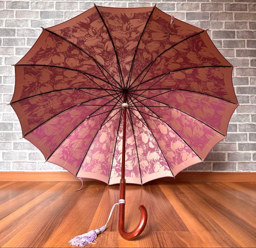 前原光榮商店 日傘 タッセル傘 パープル