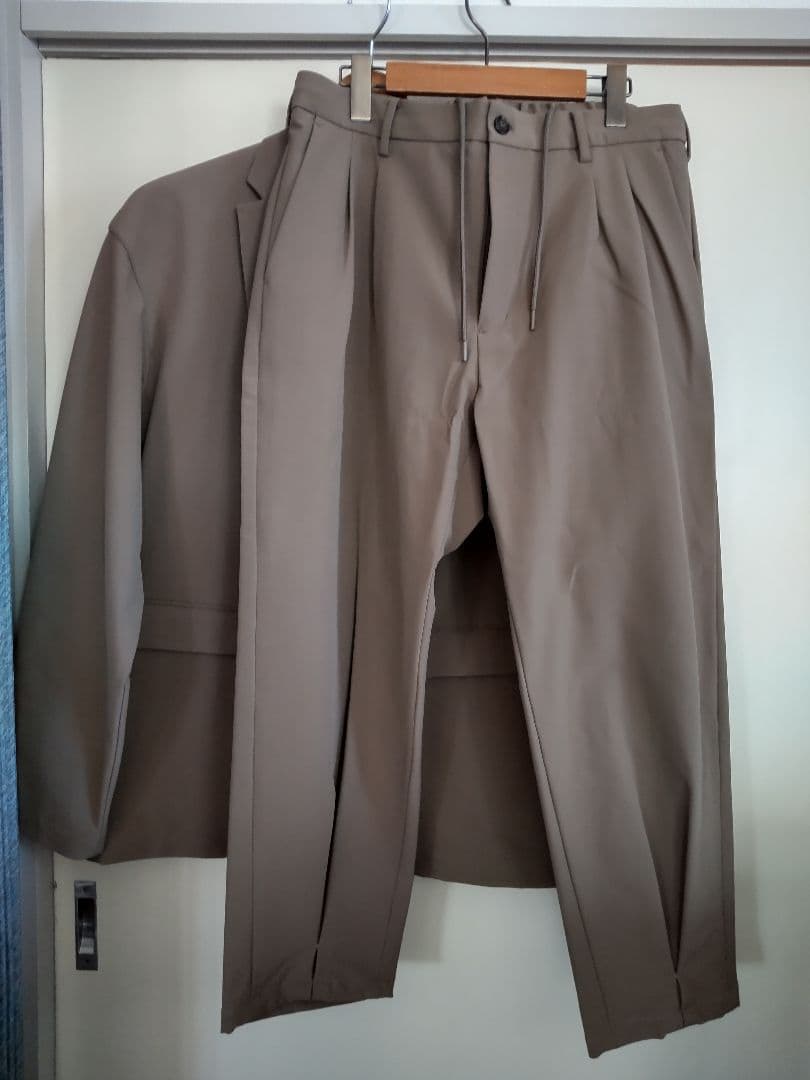 【試着のみ】NANO UNIVERSE ナノユニバース 東レ スーツセット L