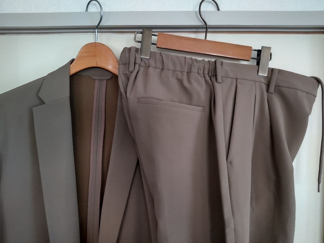 【試着のみ】NANO UNIVERSE ナノユニバース 東レ スーツセット L