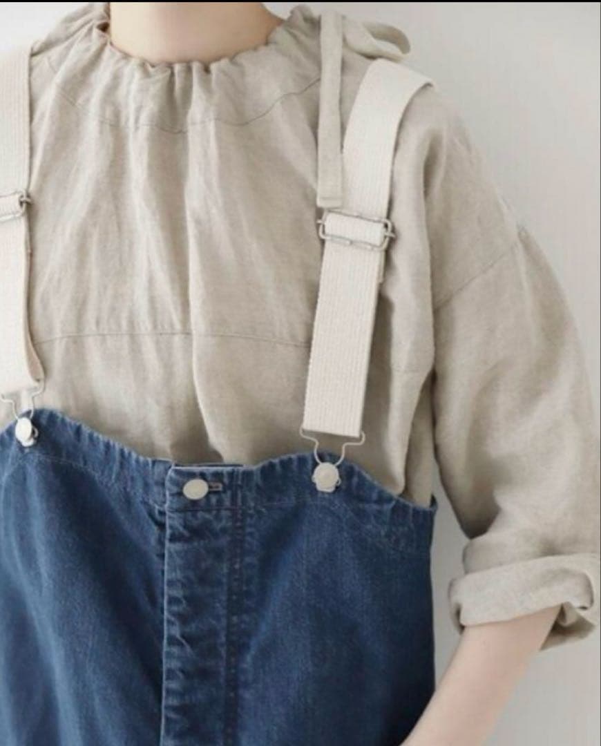 nest robe＊ネストローブ デニムデッキサロペット