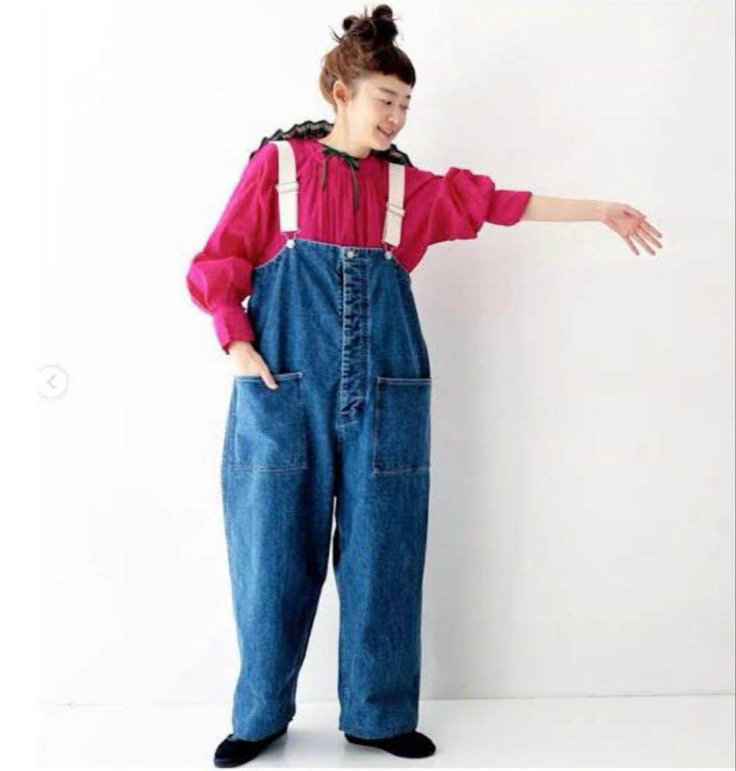 nest robe＊ネストローブ デニムデッキサロペット