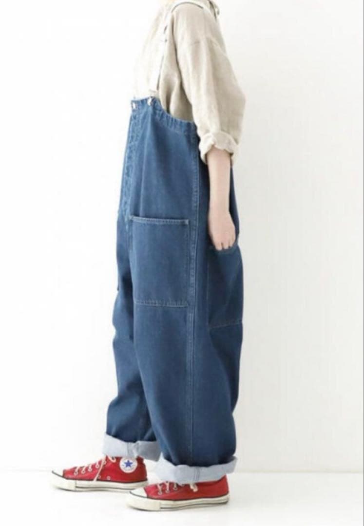 nest robe＊ネストローブ デニムデッキサロペット