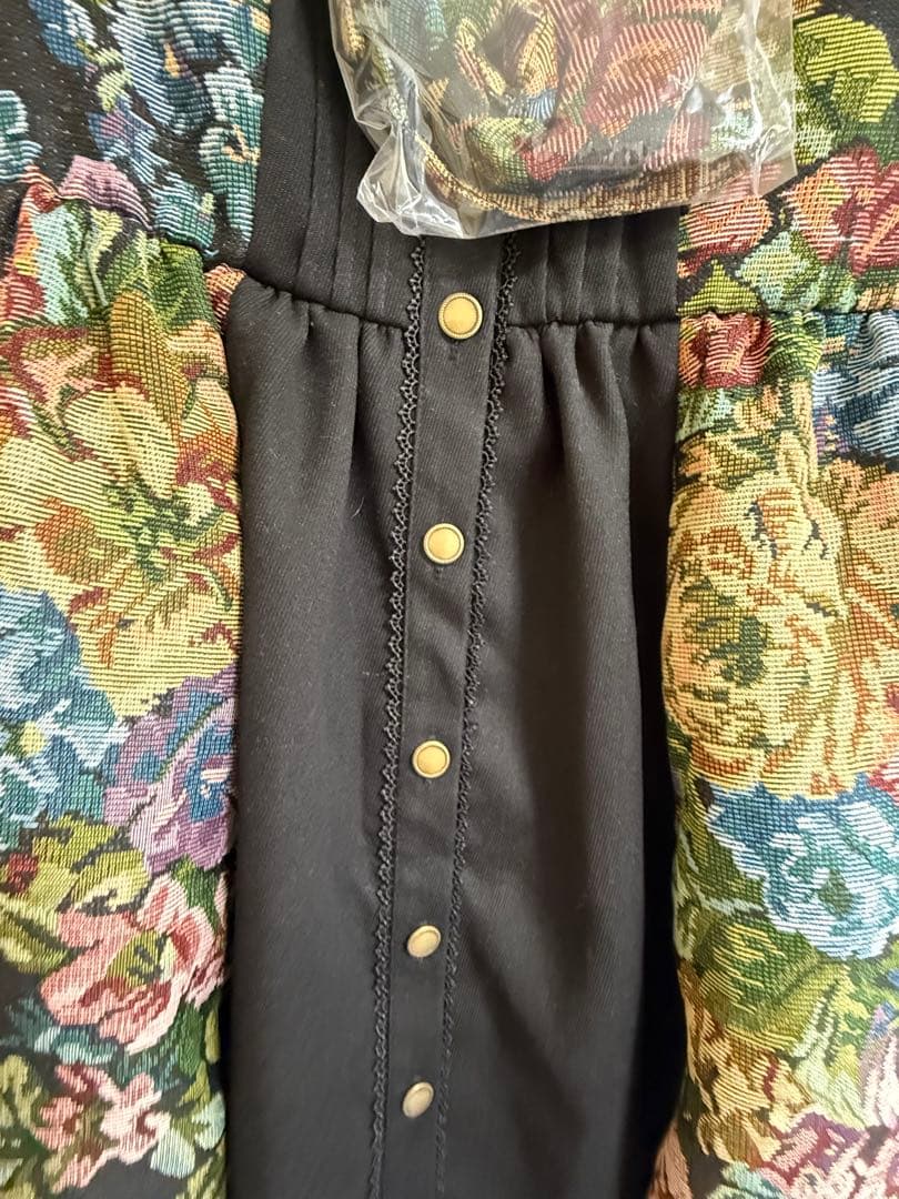 新品　レア　くる実 ノエルドメモワール ワンピース しまむら　4L ゴブラン