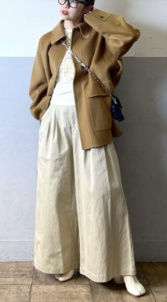 yunaです！アダム・エ・ロペ　リバーショートシャツコート