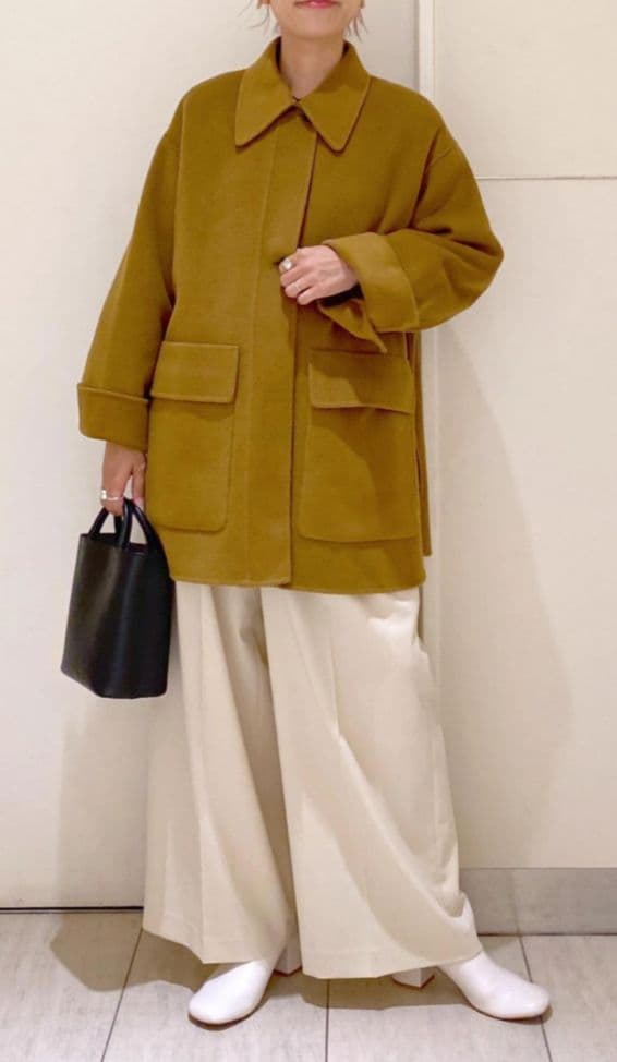 yunaです！アダム・エ・ロペ　リバーショートシャツコート