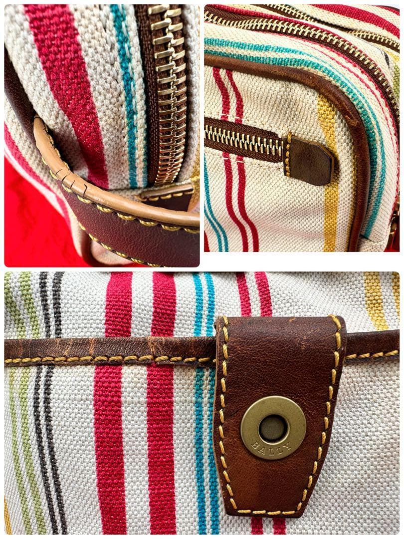 バリー クラッチバッグ キャンバス セカンドバッグ ストラップ 6色 セパレート