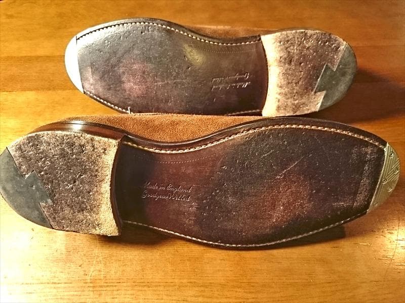 CHEANEY チーニー BAXLEY／ブラウンスエードウイングチップ／8F