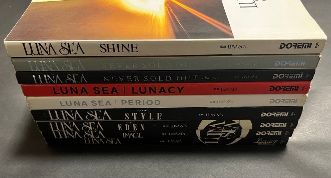 LUNA SEA バンドスコア　楽譜　9冊まとめ売り