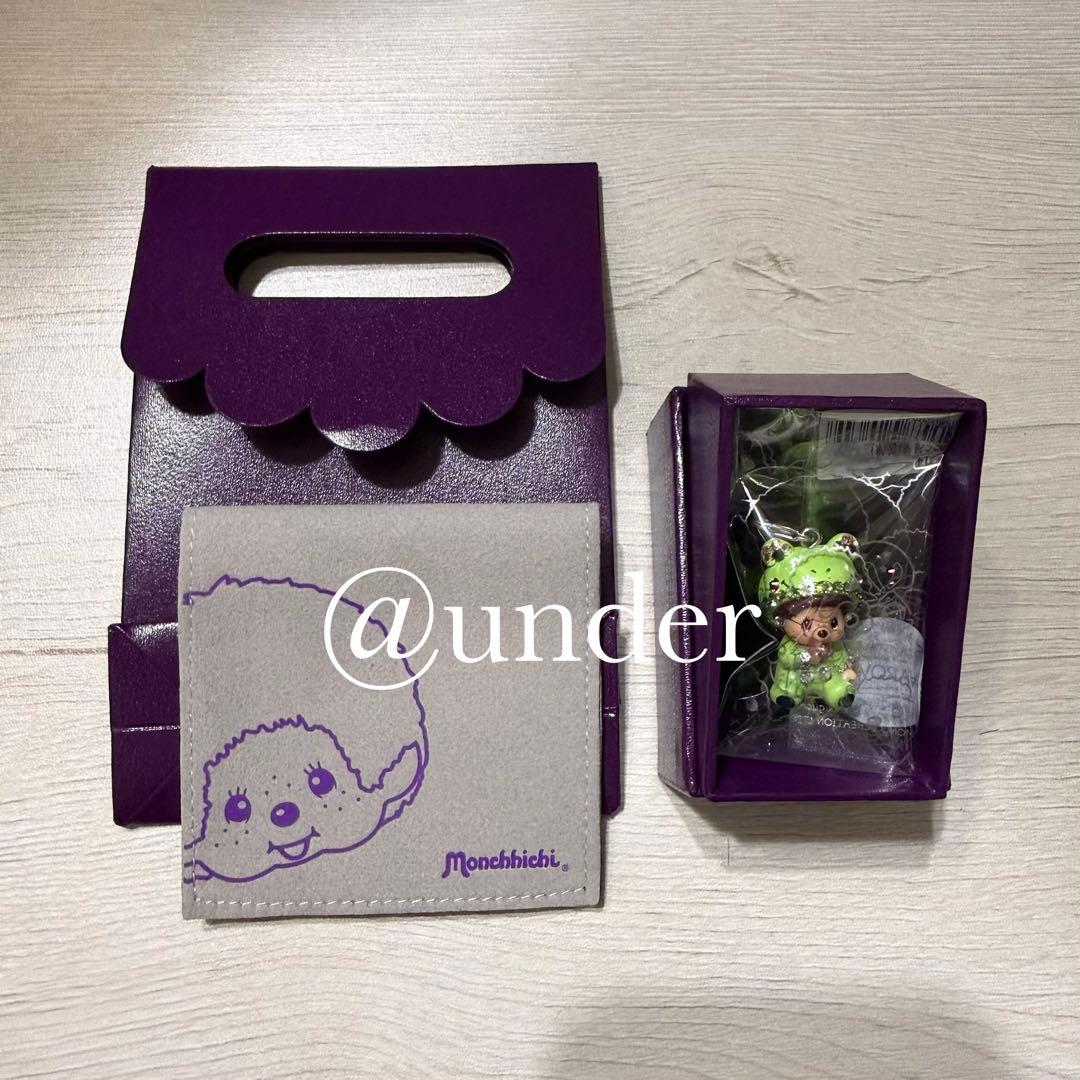 即購入⭕️モンチッチ スワロフスキー カエル