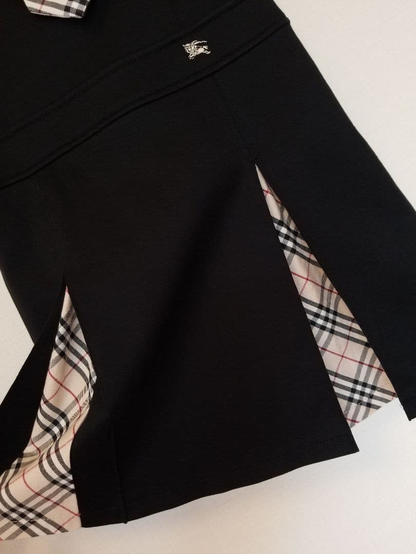 バーバリーロンドンワンピース 未使用品 ベージュ ホースマーク ブラック