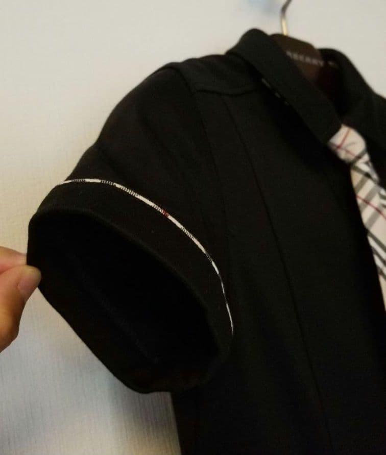 バーバリーロンドンワンピース 未使用品 ベージュ ホースマーク ブラック