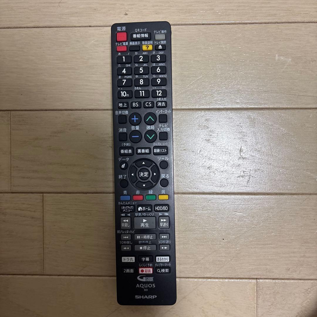 動作品SHARPシャープAQUOSブルーレイレコーダーBD-NW1100 1TB