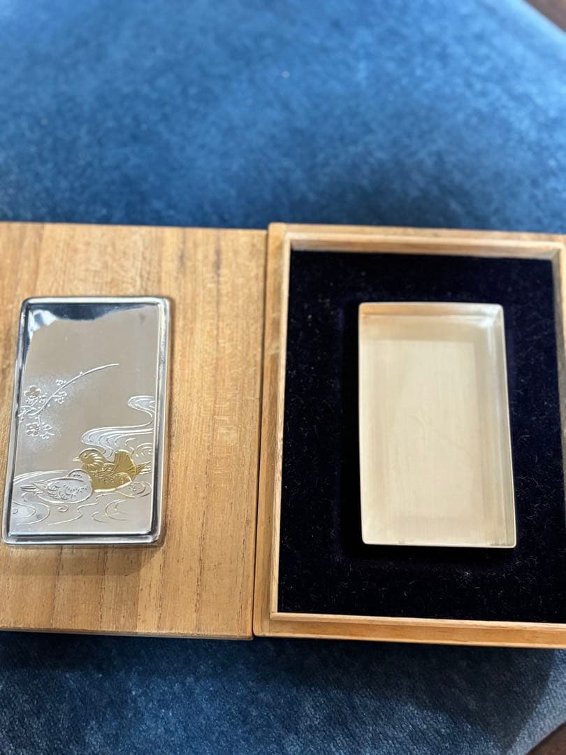 ミキモト　純銀　銀彫　小物ケース　58グラムMikimoto 楊枝ケース