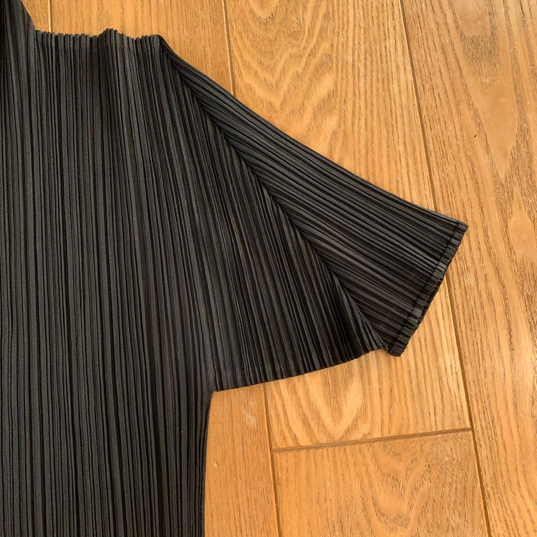 イッセイミヤケ★PLEATS PLEASE★ハイネック半袖