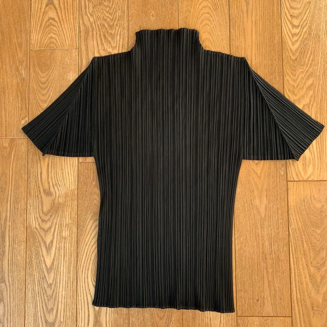イッセイミヤケ★PLEATS PLEASE★ハイネック半袖